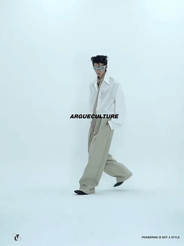 Shimmer Cropped Shirt - COPPING THREADS - Argue Culture