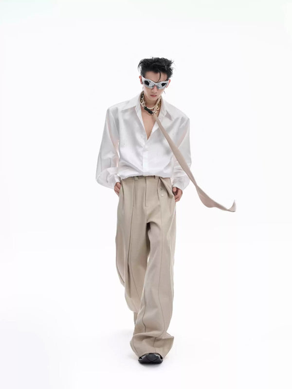 Shimmer Cropped Shirt - COPPING THREADS - Argue Culture