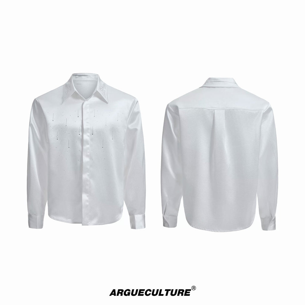 Shimmer Cropped Shirt - COPPING THREADS - Argue Culture