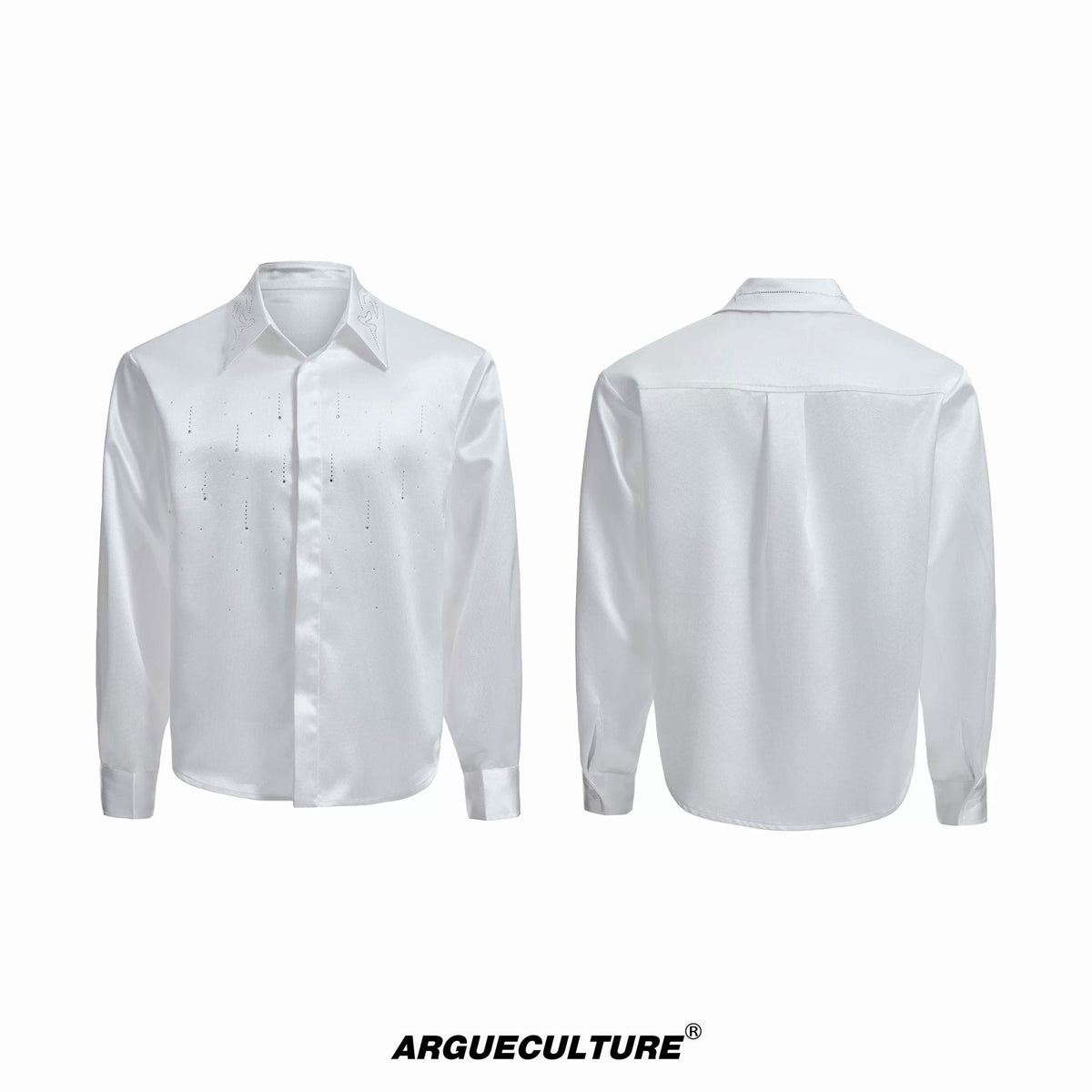 Shimmer Cropped Shirt - COPPING THREADS - Argue Culture