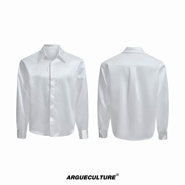 Shimmer Cropped Shirt - COPPING THREADS - Argue Culture