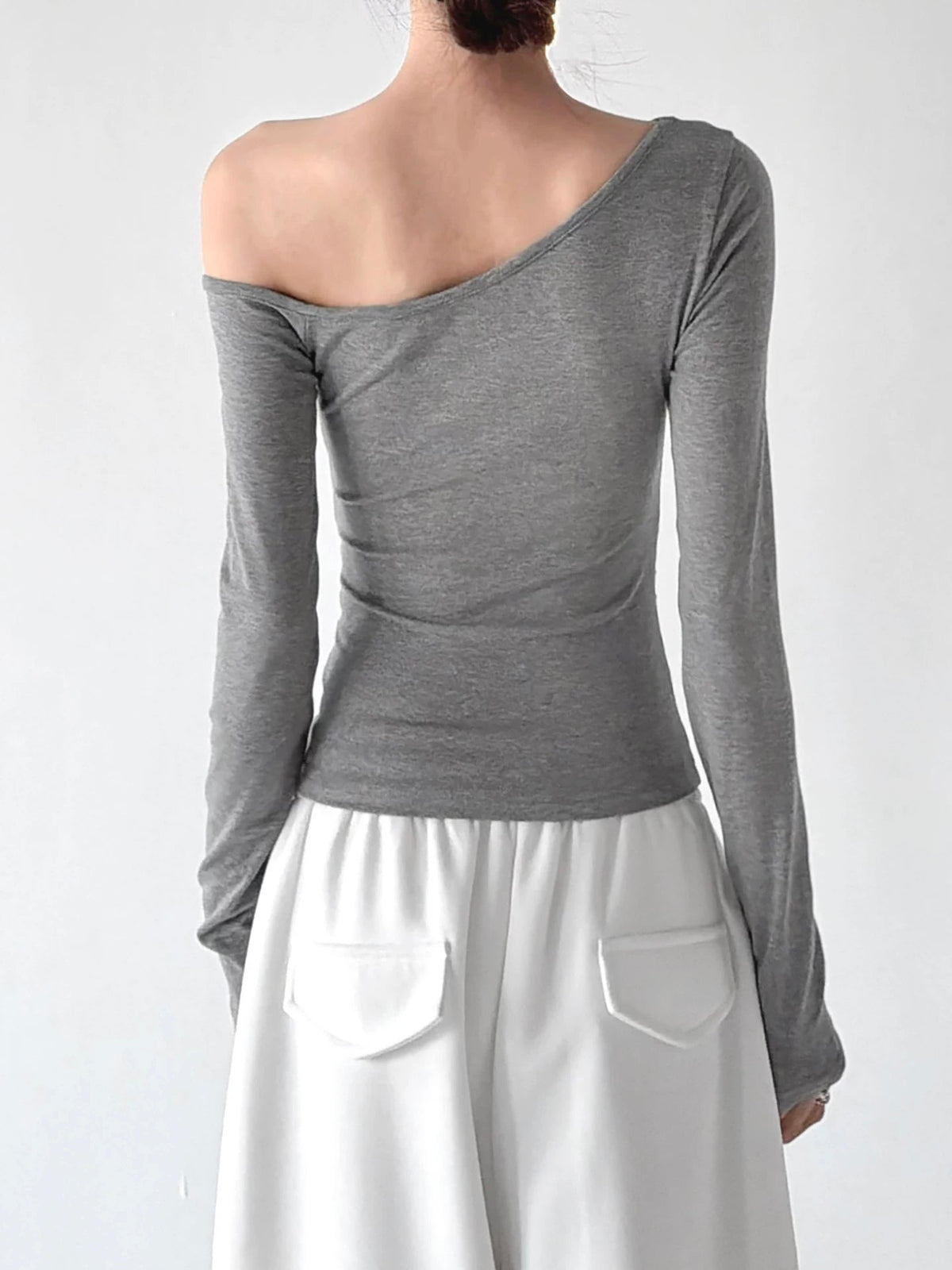 Shine Like the Stars Off-Shoulder Long-Sleeve T-Shirt - COPPING THREADS - CT ORIGINALS