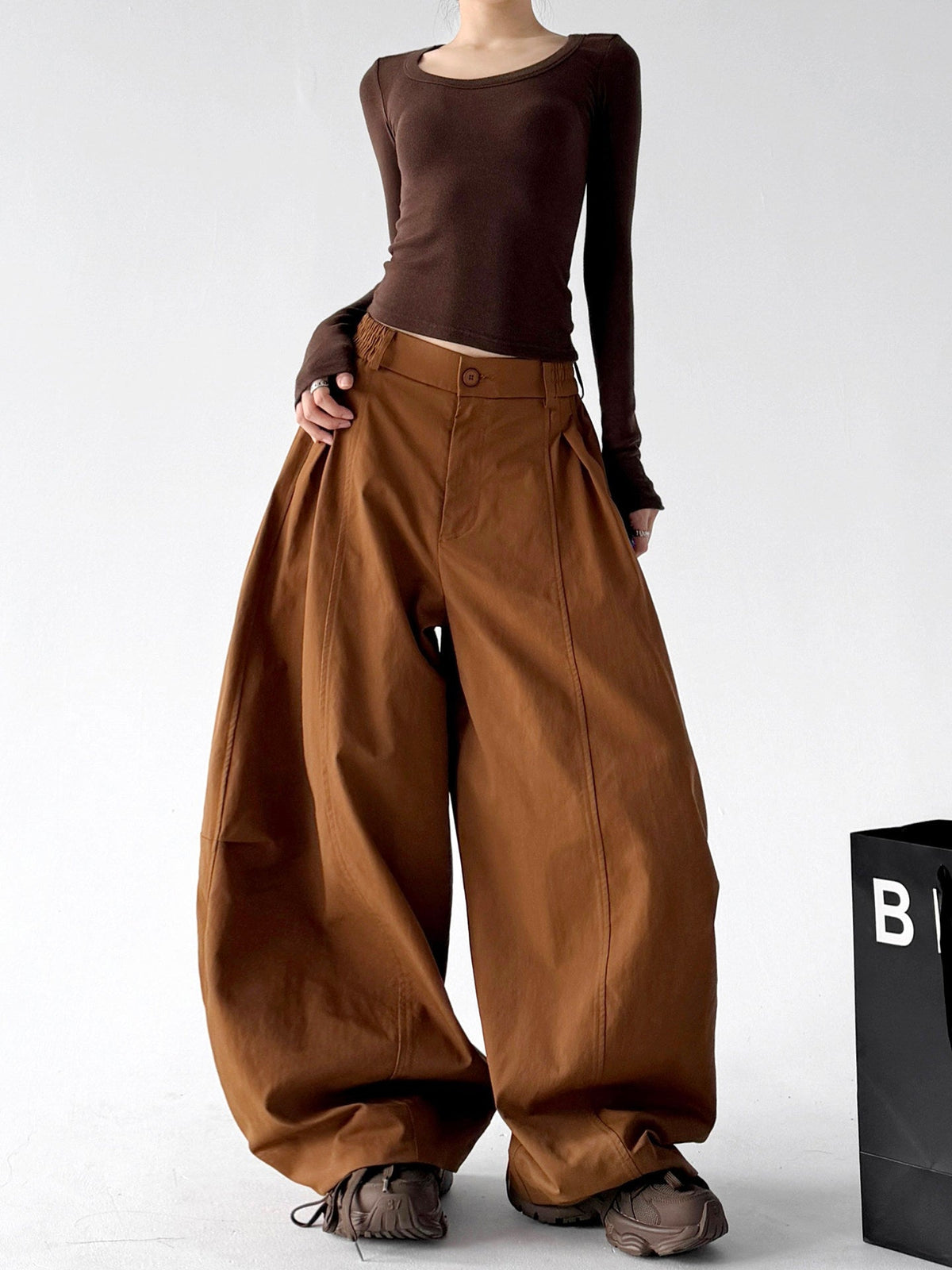 Side-Button Balloon Pants - CT005 - COPPING THREADS - CT ORIGINALS