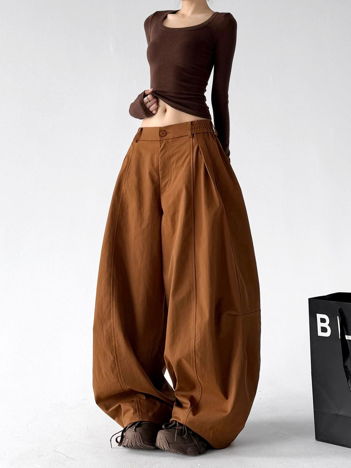 Side-Button Balloon Pants - CT005 - COPPING THREADS - CT ORIGINALS