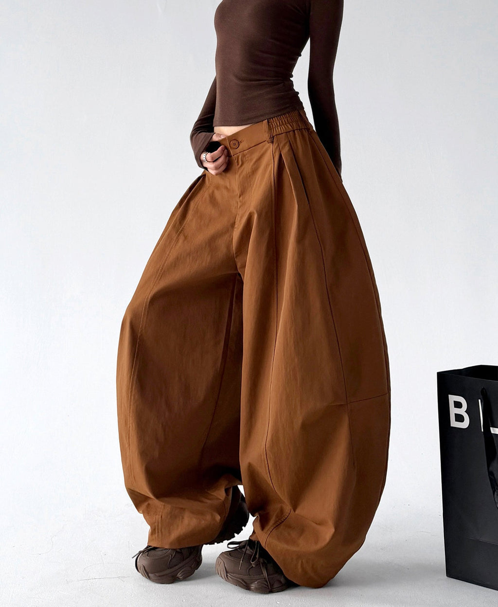 Side-Button Balloon Pants - CT005 - COPPING THREADS - CT ORIGINALS