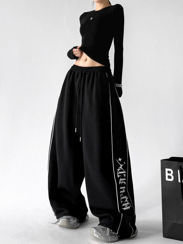 Side-Graphic Balloon Sweatpants - CT6258 - COPPING THREADS - CT ORIGINALS