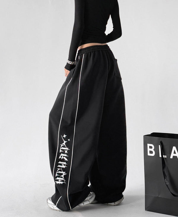 Side-Graphic Balloon Sweatpants - CT6258 - COPPING THREADS - CT ORIGINALS