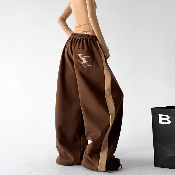Side-Graphic Balloon Sweatpants - CT66219 - COPPING THREADS - CT ORIGINALS