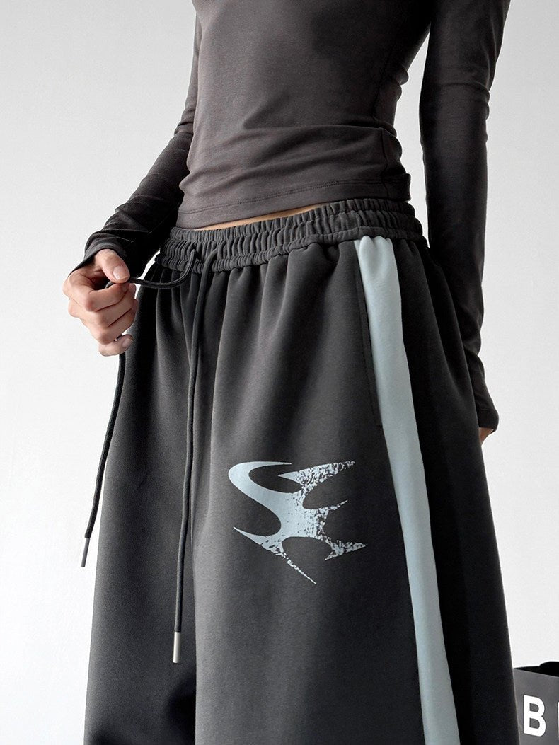 Side-Graphic Balloon Sweatpants - CT66219 - COPPING THREADS - CT ORIGINALS