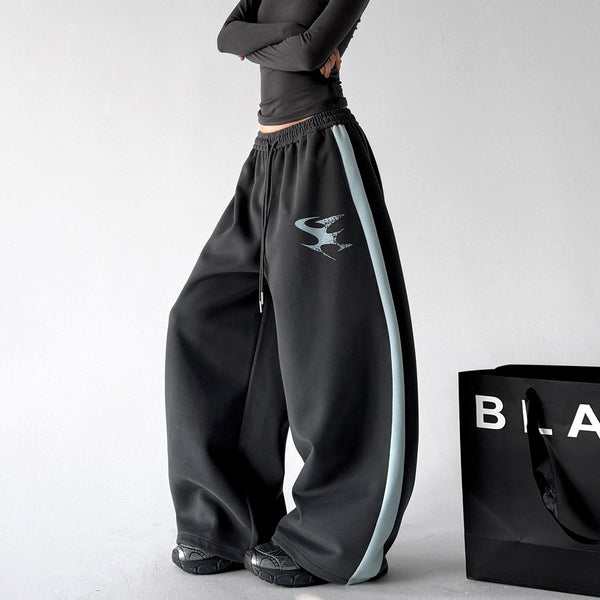 Side-Graphic Balloon Sweatpants - CT66219 - COPPING THREADS - CT ORIGINALS