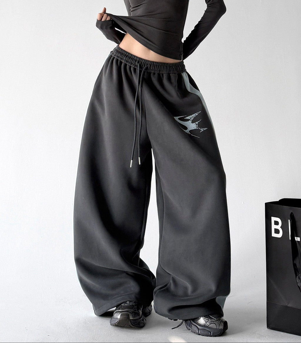 Side-Graphic Balloon Sweatpants - CT66219 - COPPING THREADS - CT ORIGINALS