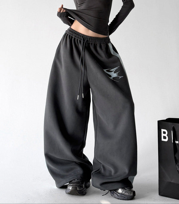Side-Graphic Balloon Sweatpants - CT66219 - COPPING THREADS - CT ORIGINALS