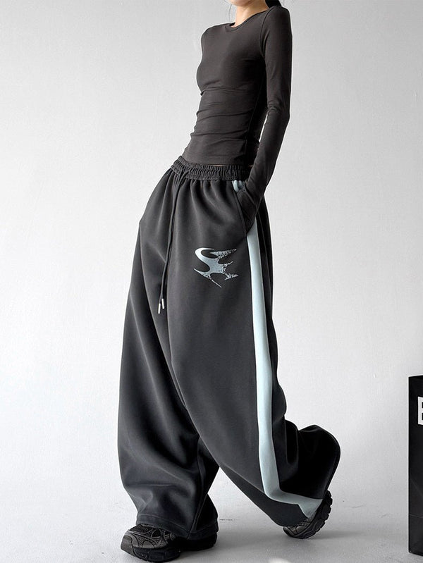 Side-Graphic Balloon Sweatpants - CT66219 - COPPING THREADS - CT ORIGINALS