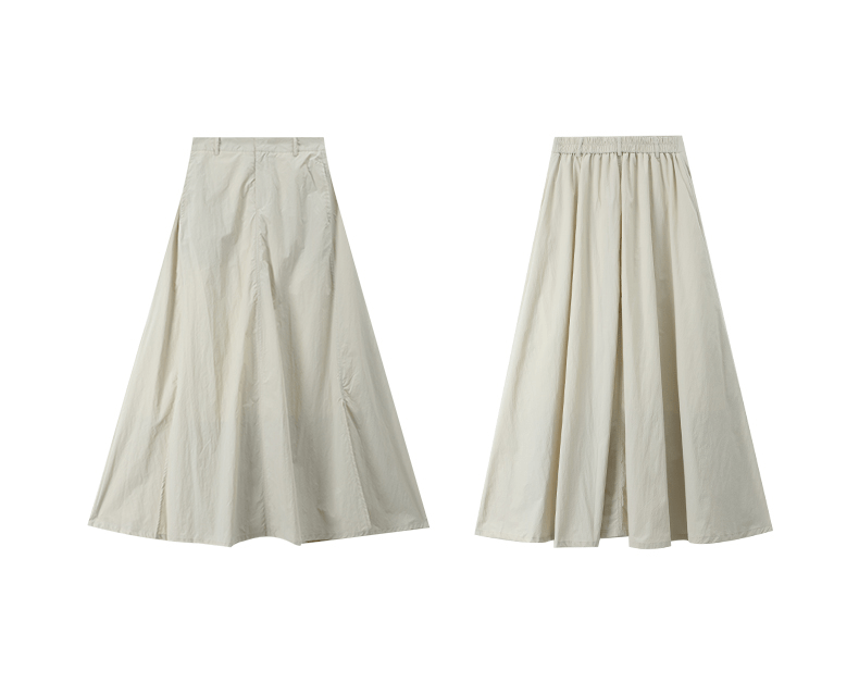 Side Slit High - Waist Utility A - Line Maxi Skirt - COPPING THREADS - CT Select