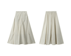 Side Slit High - Waist Utility A - Line Maxi Skirt - COPPING THREADS - CT Select