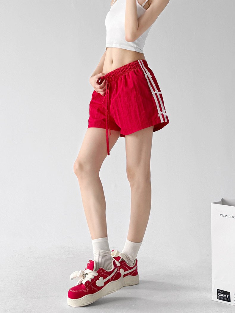 Side-Stripe Drawstring Shorts - CT6241 - COPPING THREADS - CT ORIGINALS
