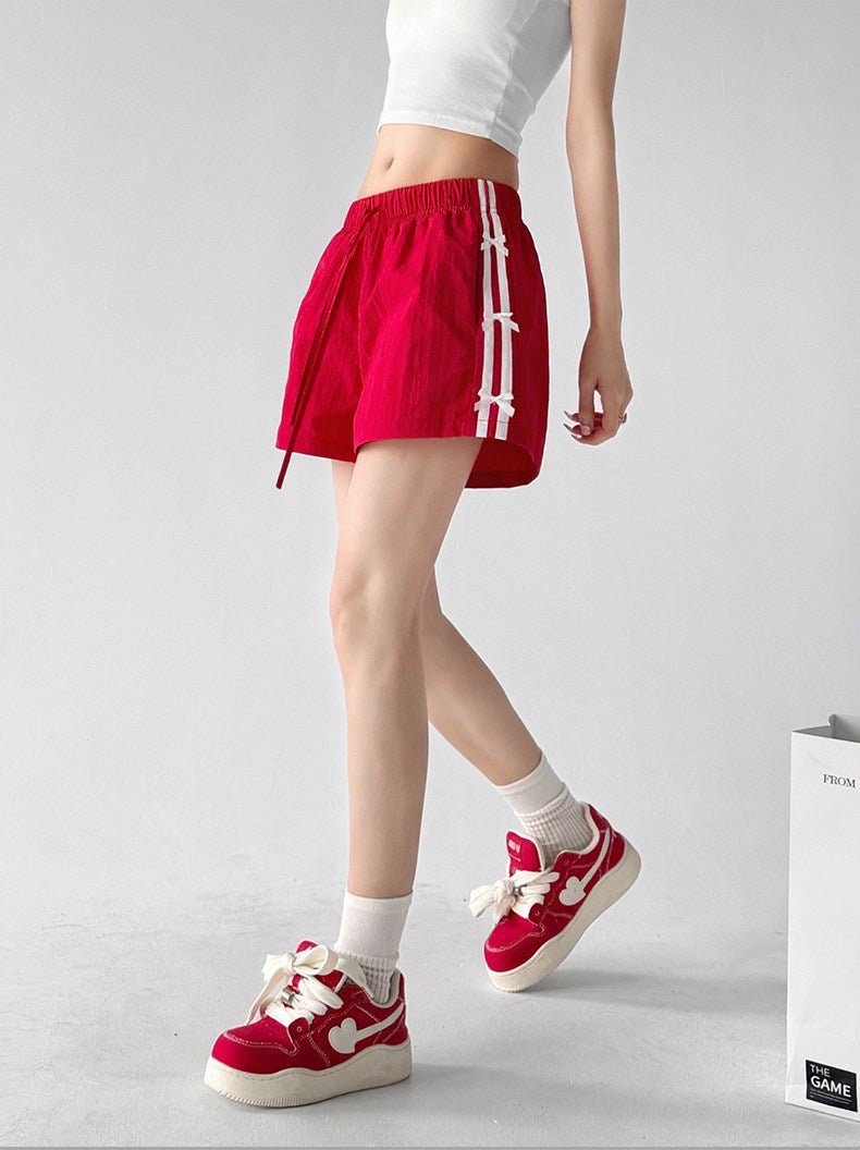 Side-Stripe Drawstring Shorts - CT6241 - COPPING THREADS - CT ORIGINALS
