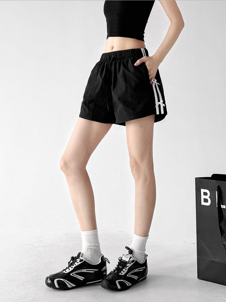 Side-Stripe Drawstring Shorts - CT6241 - COPPING THREADS - CT ORIGINALS