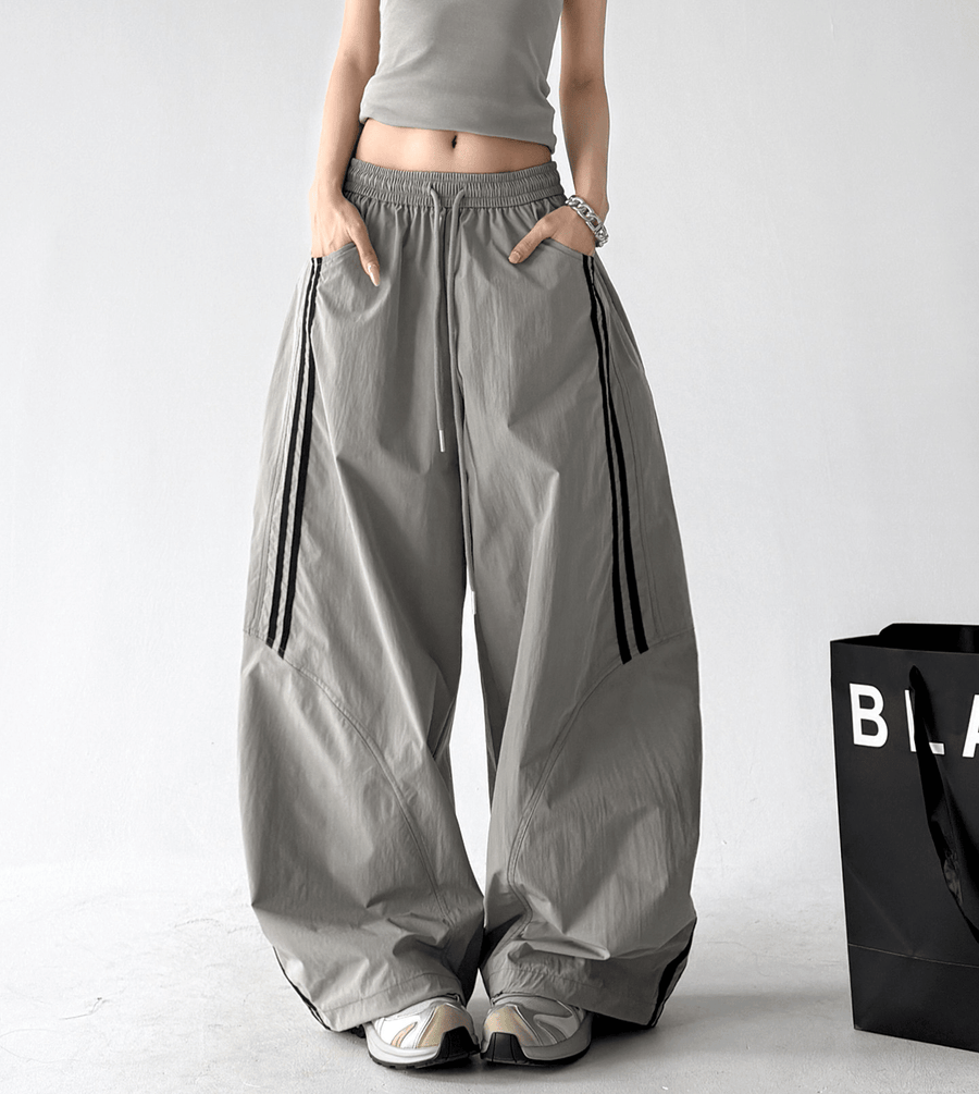 Side Stripe Hiking Wide Leg Pants - CT6233 - COPPING THREADS - CT Select