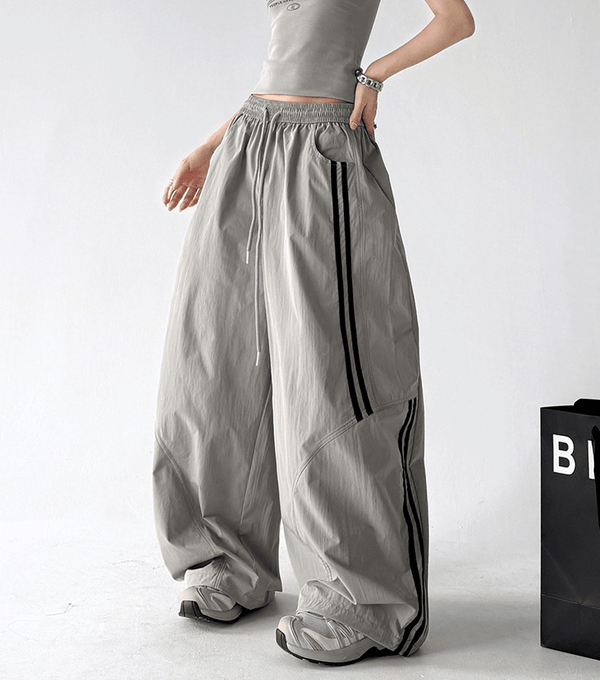 Side Stripe Hiking Wide Leg Pants - CT6233 - COPPING THREADS - CT Select