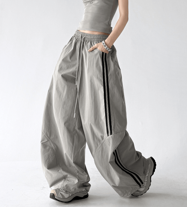 Side Stripe Hiking Wide Leg Pants - CT6233 - COPPING THREADS - CT Select