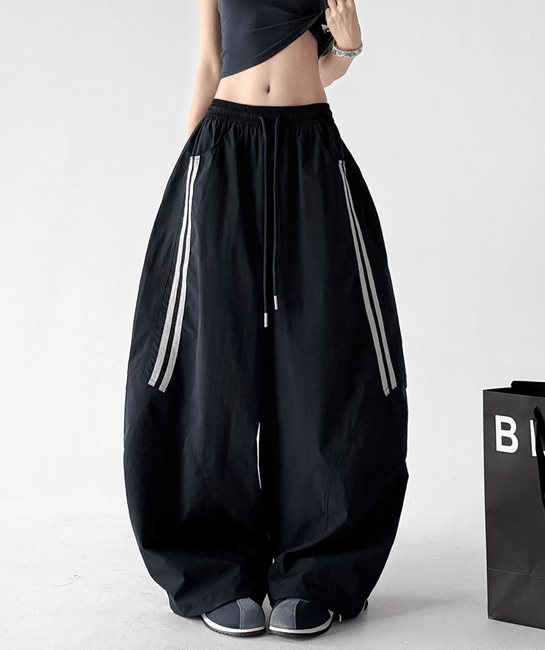 Side Stripe Hiking Wide Leg Pants - CT6233 - COPPING THREADS - CT Select