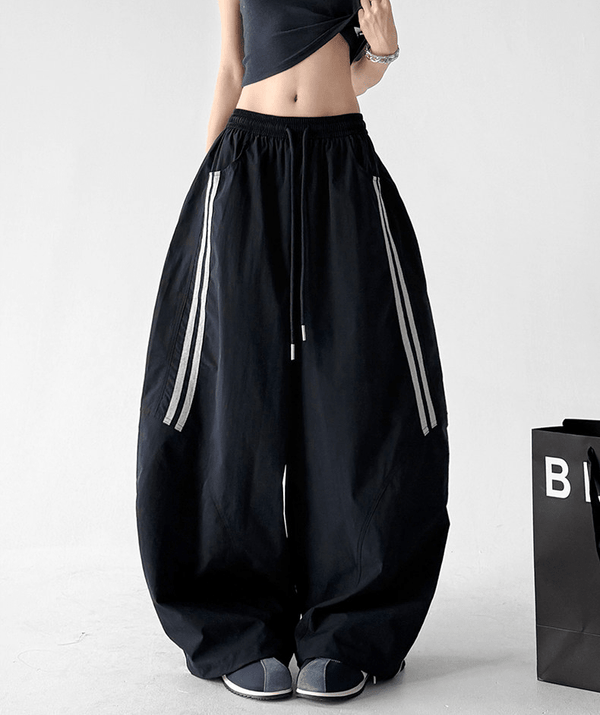Side Stripe Hiking Wide Leg Pants - CT6233 - COPPING THREADS - CT Select