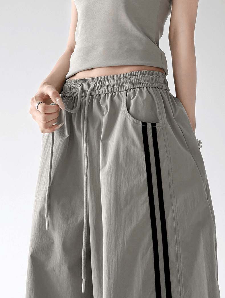 Side Stripe Hiking Wide Leg Pants - CT6233 - COPPING THREADS - CT Select