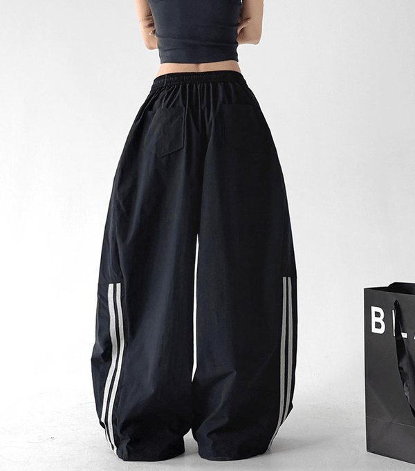 Side Stripe Hiking Wide Leg Pants - CT6233 - COPPING THREADS - CT Select