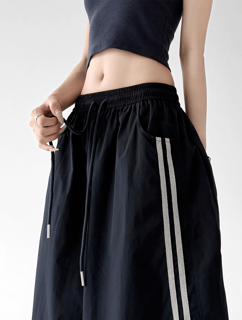 Side Stripe Hiking Wide Leg Pants - CT6233 - COPPING THREADS - CT Select