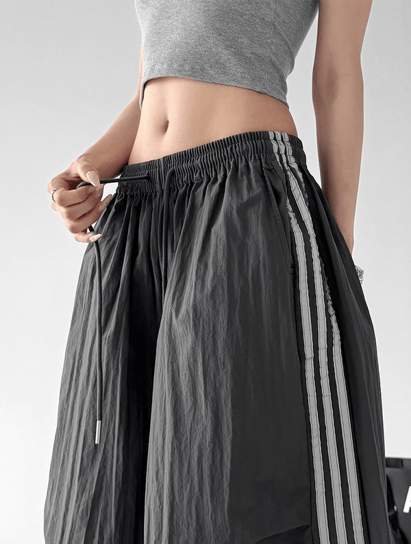 Side Stripe Parachute Pants - CT216 - COPPING THREADS - CT Select
