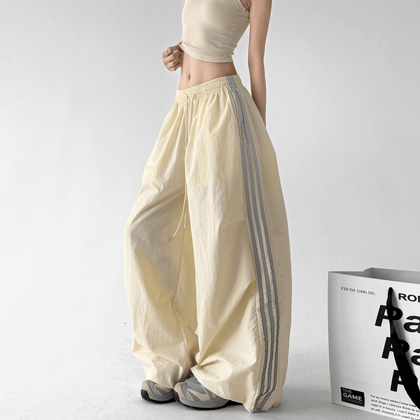 Side Stripe Parachute Pants - CT216 - COPPING THREADS - CT Select