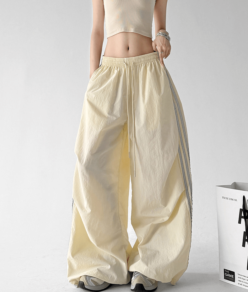 Side Stripe Parachute Pants - CT216 - COPPING THREADS - CT Select