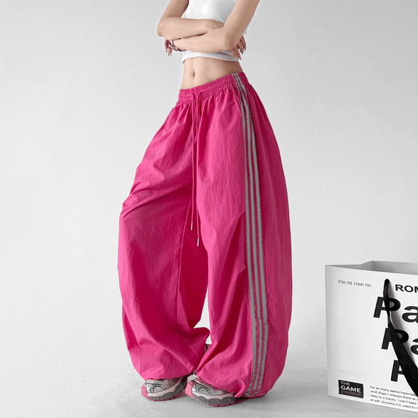 Side Stripe Parachute Pants - CT216 - COPPING THREADS - CT Select