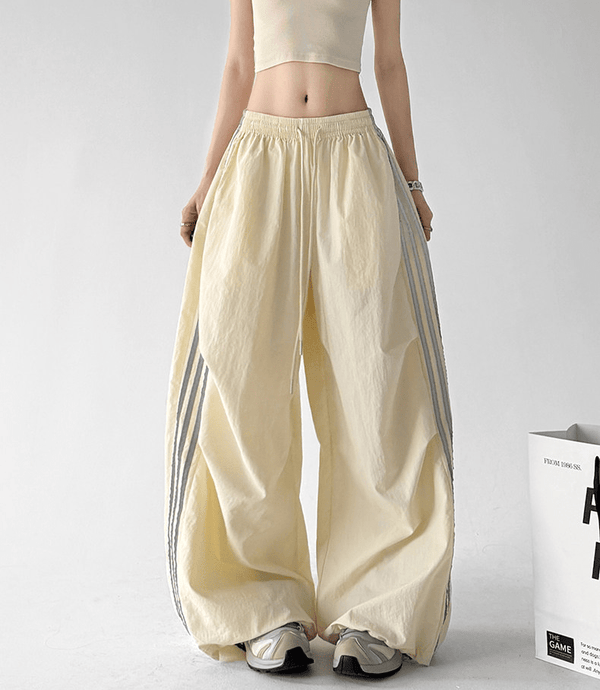 Side Stripe Parachute Pants - CT216 - COPPING THREADS - CT Select