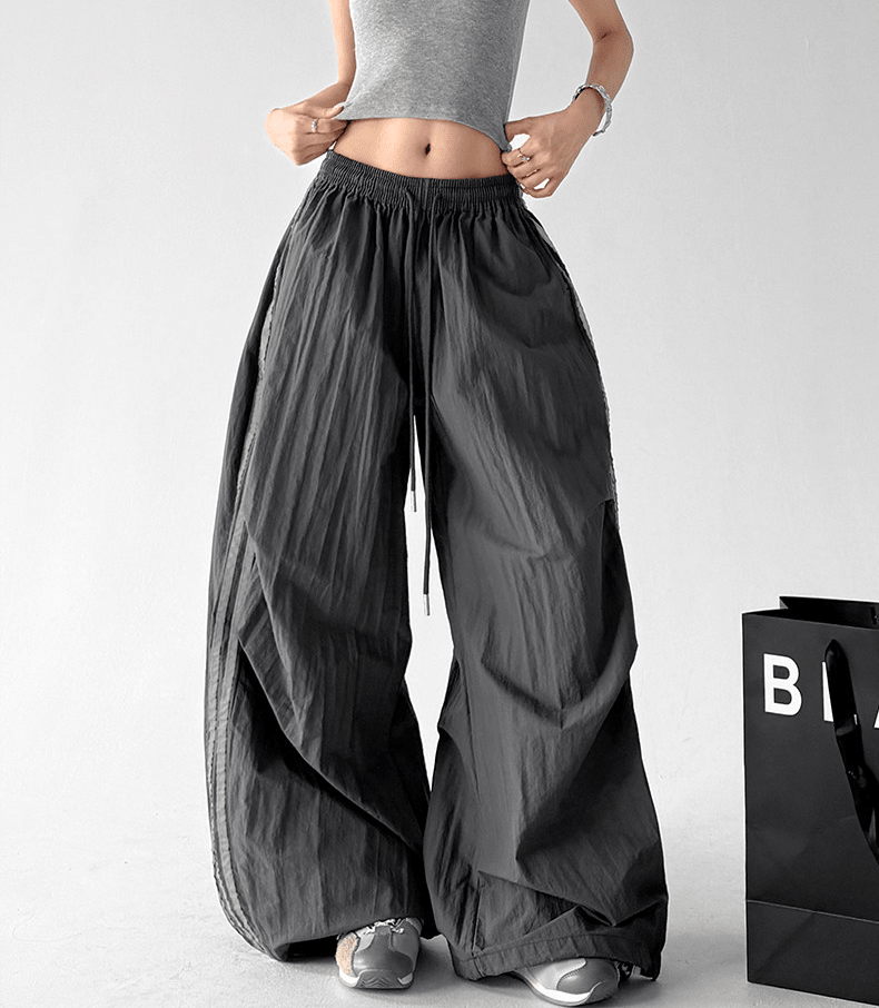 Side Stripe Parachute Pants - CT216 - COPPING THREADS - CT Select