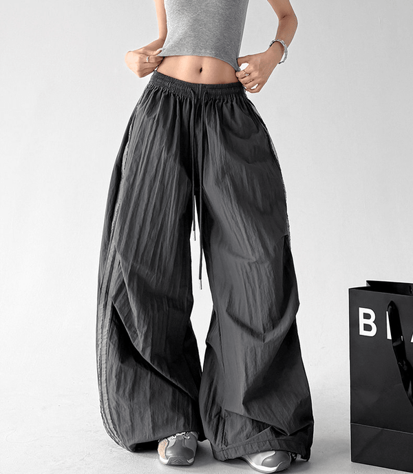 Side Stripe Parachute Pants - CT216 - COPPING THREADS - CT Select