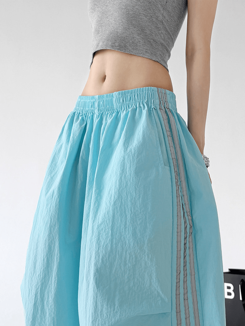 Side Stripe Parachute Pants - CT216 - COPPING THREADS - CT Select