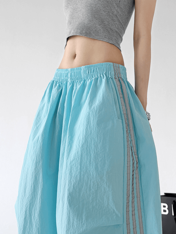 Side Stripe Parachute Pants - CT216 - COPPING THREADS - CT Select