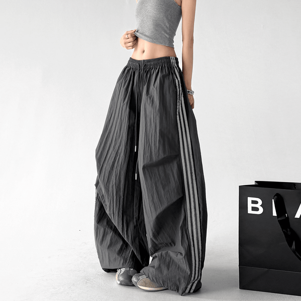 Side Stripe Parachute Pants - CT216 - COPPING THREADS - CT Select