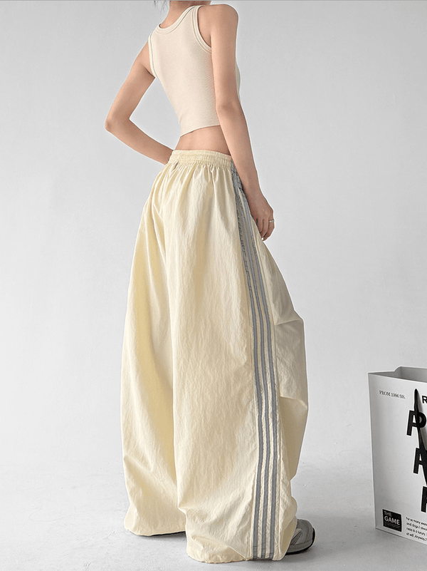 Side Stripe Parachute Pants - CT216 - COPPING THREADS - CT Select