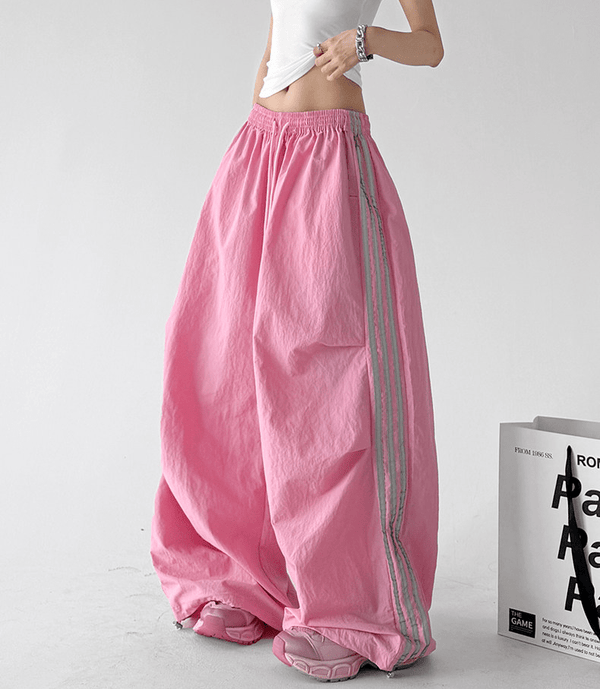 Side Stripe Parachute Pants - CT216 - COPPING THREADS - CT Select