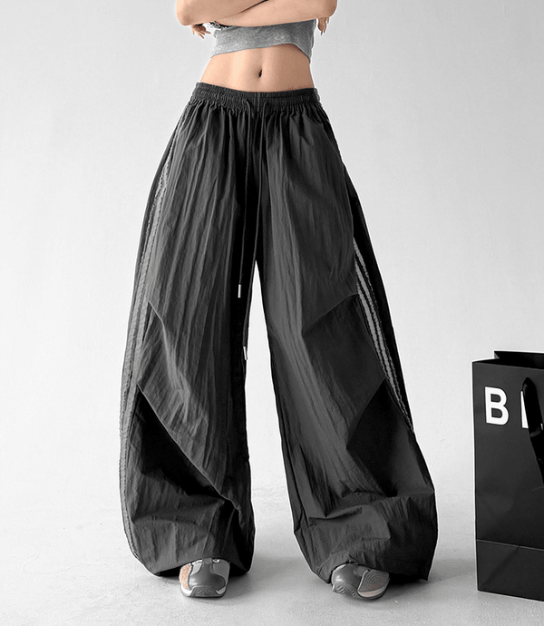 Side Stripe Parachute Pants - CT216 - COPPING THREADS - CT Select