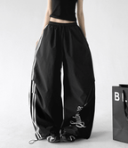 Side Stripe Parachute Wide - Leg Pants - CT6206 - COPPING THREADS - CT Select
