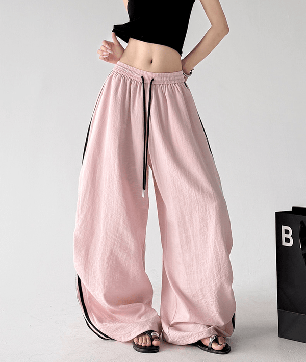 Side Stripe Wide Leg Pants - CT66171 - COPPING THREADS - CT Select