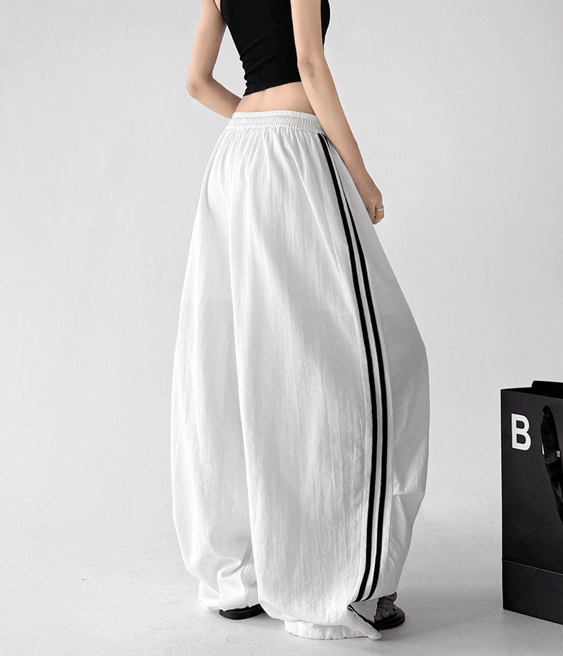 Side Stripe Wide Leg Pants - CT66171 - COPPING THREADS - CT Select