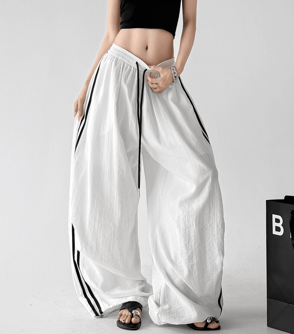 Side Stripe Wide Leg Pants - CT66171 - COPPING THREADS - CT Select
