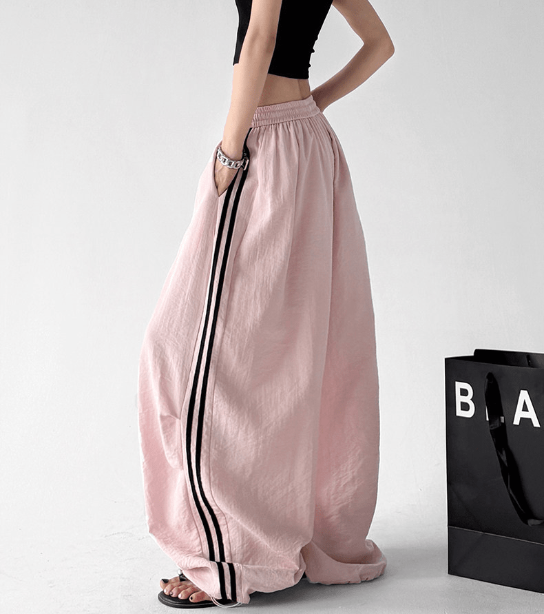 Side Stripe Wide Leg Pants - CT66171 - COPPING THREADS - CT Select