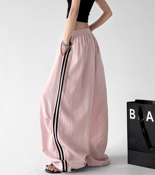 Side Stripe Wide Leg Pants - CT66171 - COPPING THREADS - CT Select
