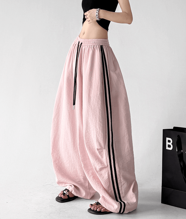 Side Stripe Wide Leg Pants - CT66171 - COPPING THREADS - CT Select